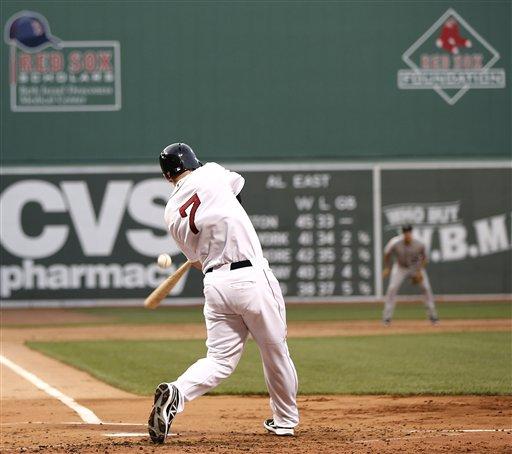 Dustin Pedroia Boston Red Sox T Shirt Men Large Adult Gray MLB Baseball  Fenway