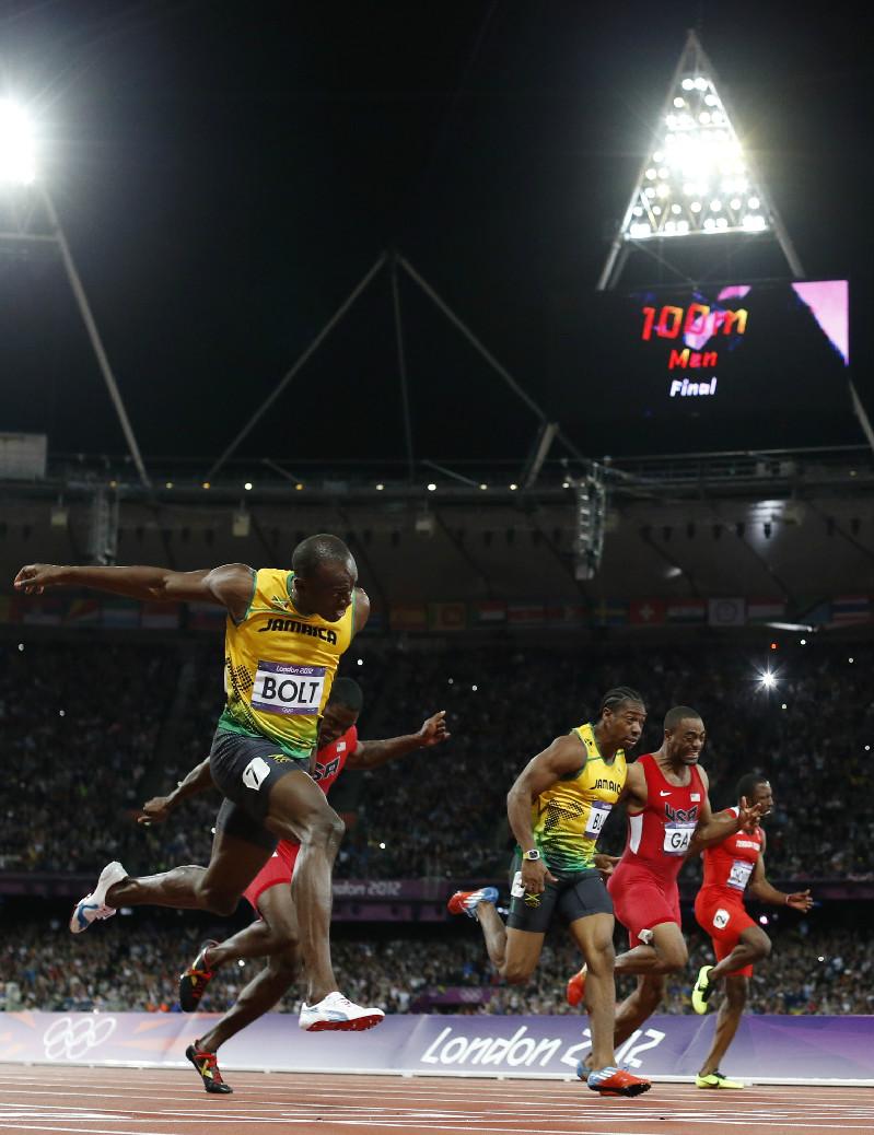 OLYMPICS Usain Bolt runs away with Olympic record, second consecutive