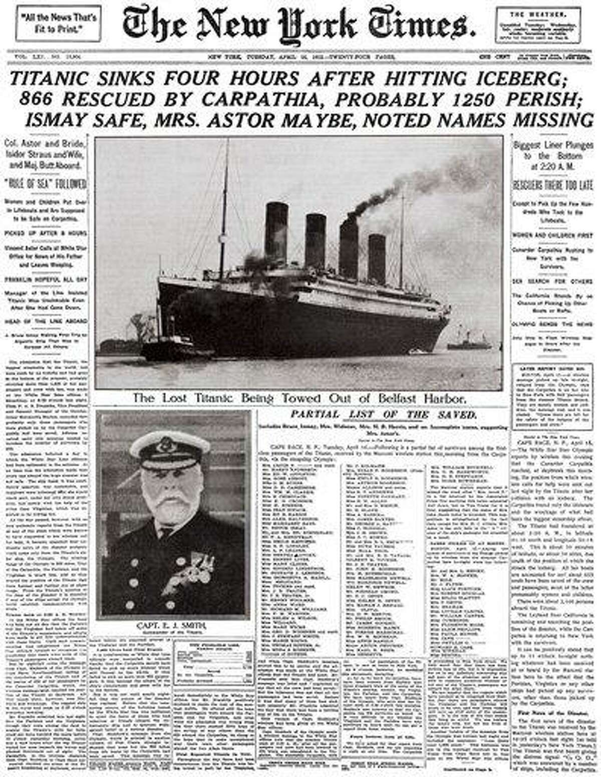 Story Of Titanic A Study In Accelerated Evolution Of Breaking News