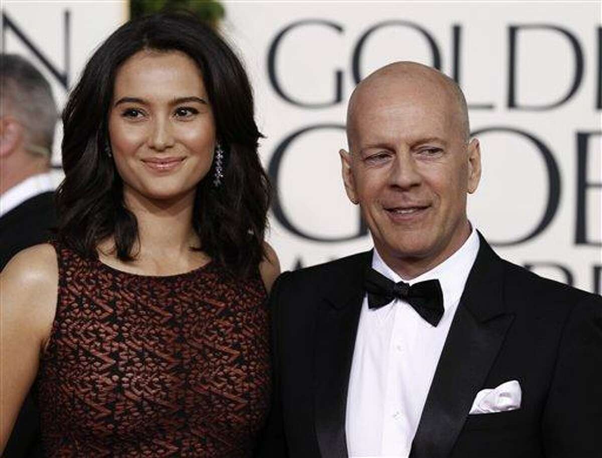 Bruce Willis arrives with his wife, Emma Heming, for the Golden Globe Awards, in Beverly Hills, Calif., in 2011. Bruce Willis is a new dad. Heming Willis, gave birth Sunday, April 1, 2012, to a baby girl. They've named the baby Mabel Ray Willis and she weighs 9 lbs. and 1 oz. Associated Press