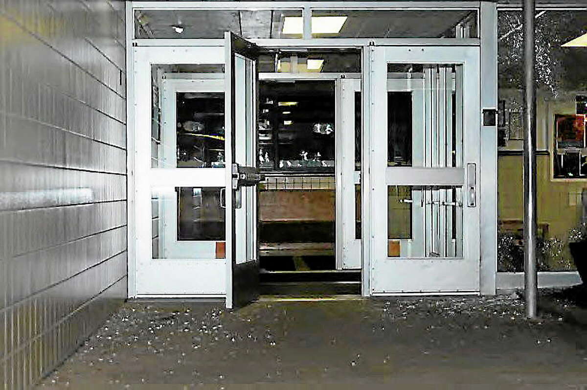 Door at Sandy Hook Elementary SchoolDepartment of Judicail Review photo