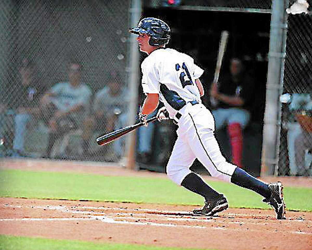 Submitted photo Monroe’s Thomas Milone just completed a whirlwind first season with the GCL Rays of the Rookie Gulf Coast League.