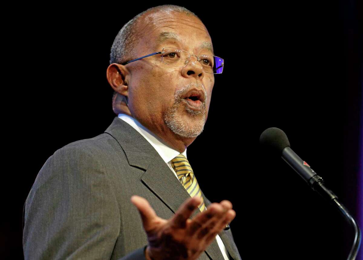 FILE - In this Oct. 2, 2013 file photo, Harvard University professor Henry Louis Gates, Jr., addresses the audience during an award ceremony for the W.E.B. Du Bois Medal at Harvard University, in Cambridge, Mass. In a foreword for the newly published "Bartlett's Familiar Black Quotations," Gates notes that collections of black quotations date back to the 19th century and that the "field has proliferated with a marvelous array of titles." But, he adds, none of the reference works compares with the scope of Retha Powers' collection."(AP Photo/Steven Senne, File)