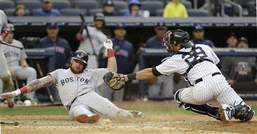 Red Sox outfielder Jonny Gomes says Yankees still have some