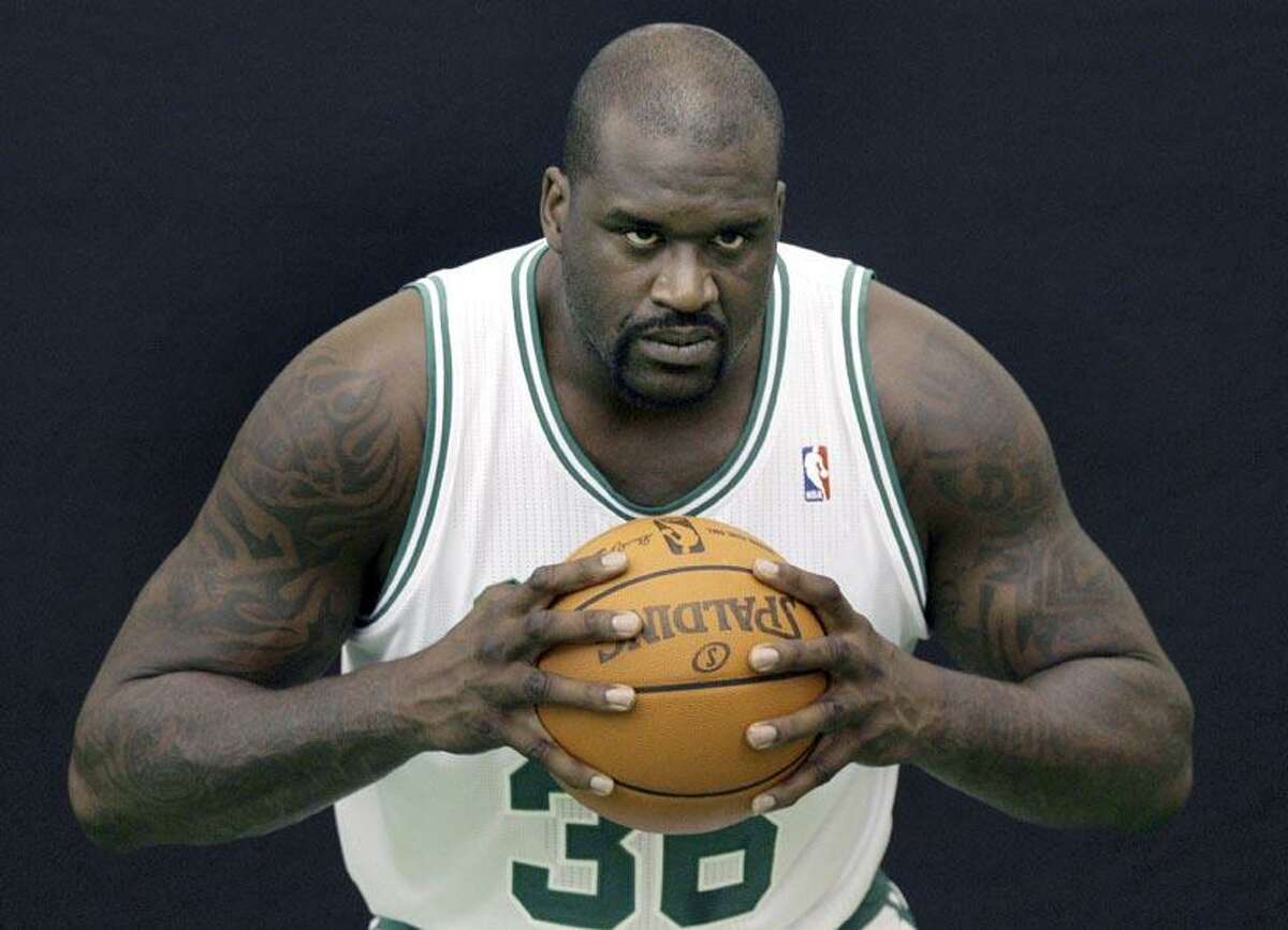 Shaquille O'Neal's last season in the NBA as a Boston Celtic.