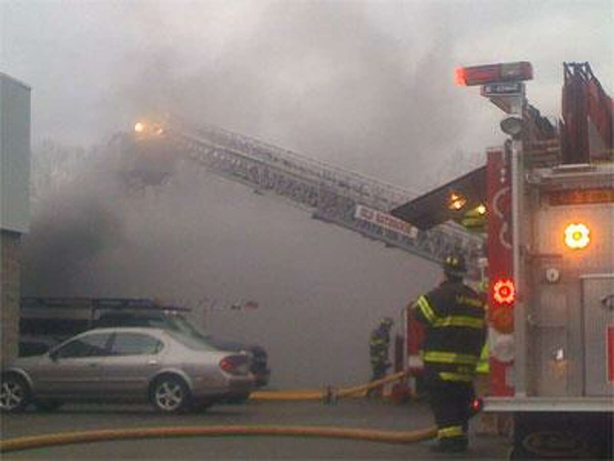 Fire damages car dealership in Old Saybrook