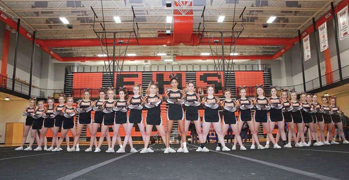 The EHS cheerleading squad.