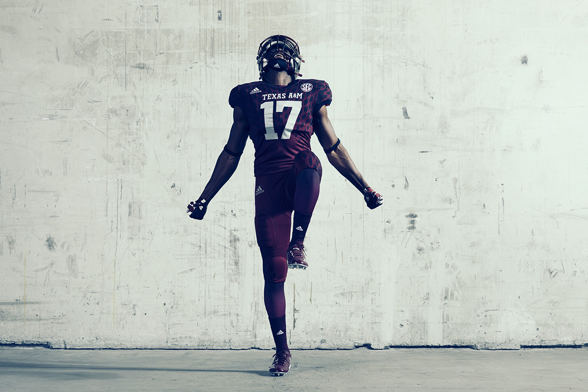 Texas A&M & adidas Unveil Special Edition Bright Lights