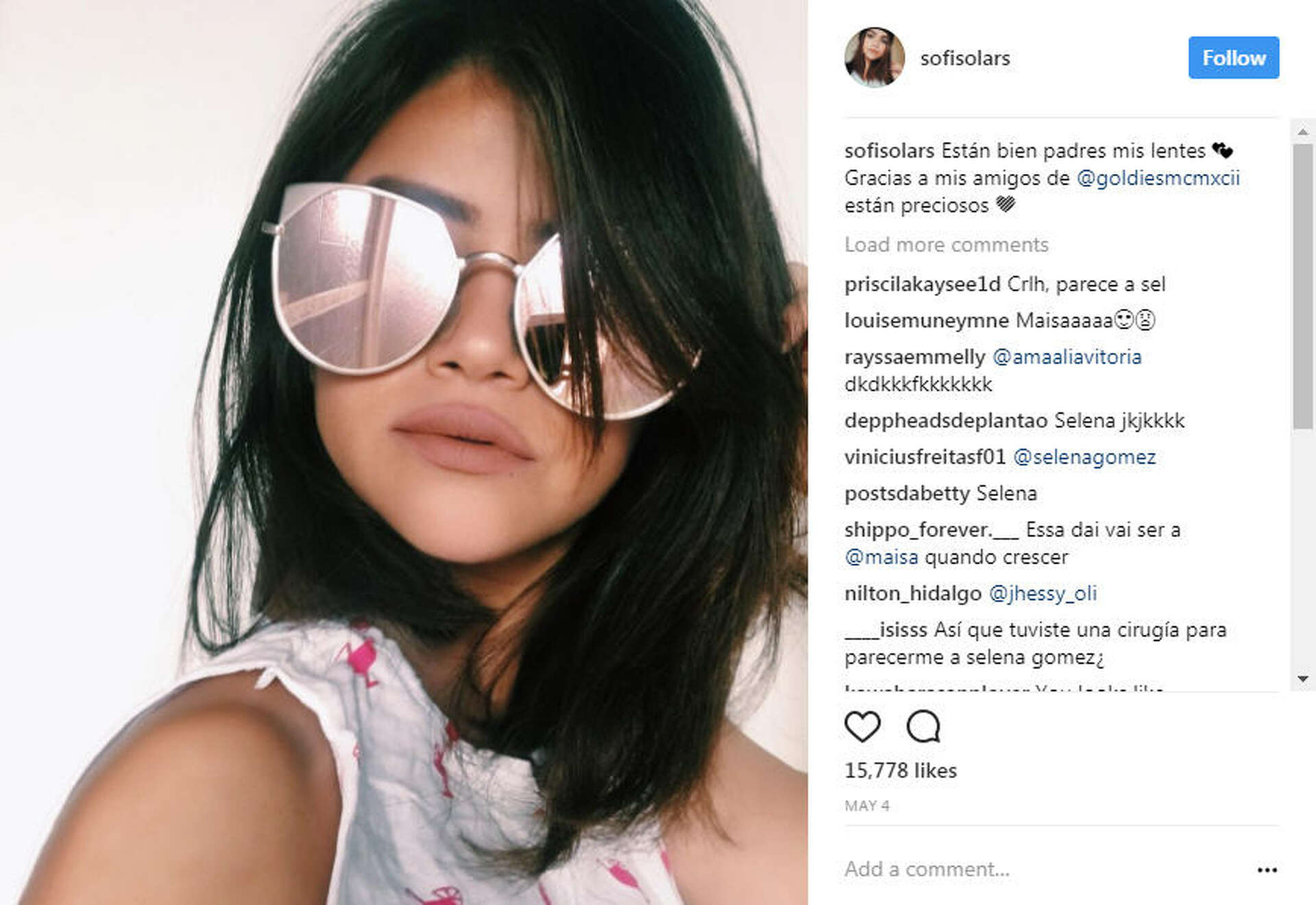 Selena Gomez has another startlingly similar dopplegänger