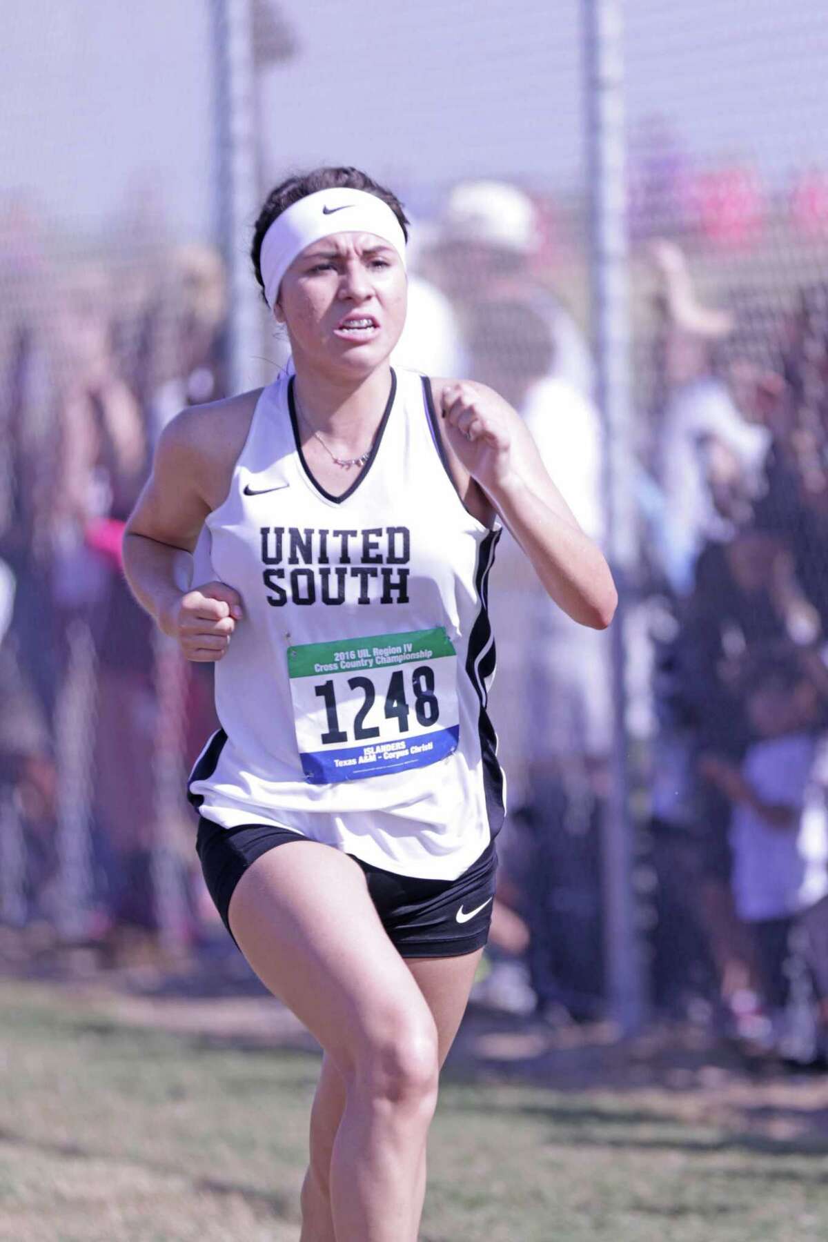 United South cross country runner Berenice Almendariz was a state qualifier in 2016.