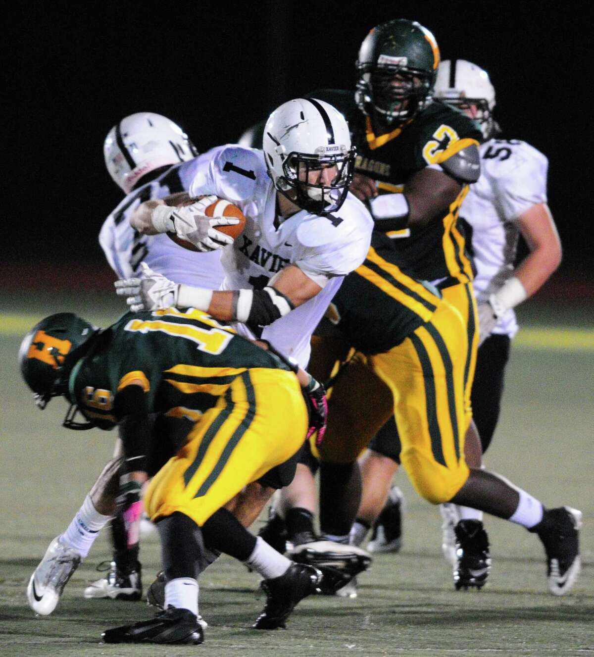 hamden vs. xavier football 092713