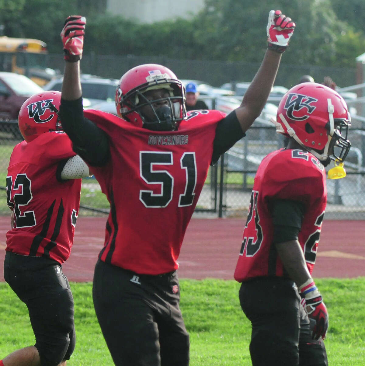 PHOTOS of Wilbur Cross H.S. Football vs. Brien McMahon H.S.