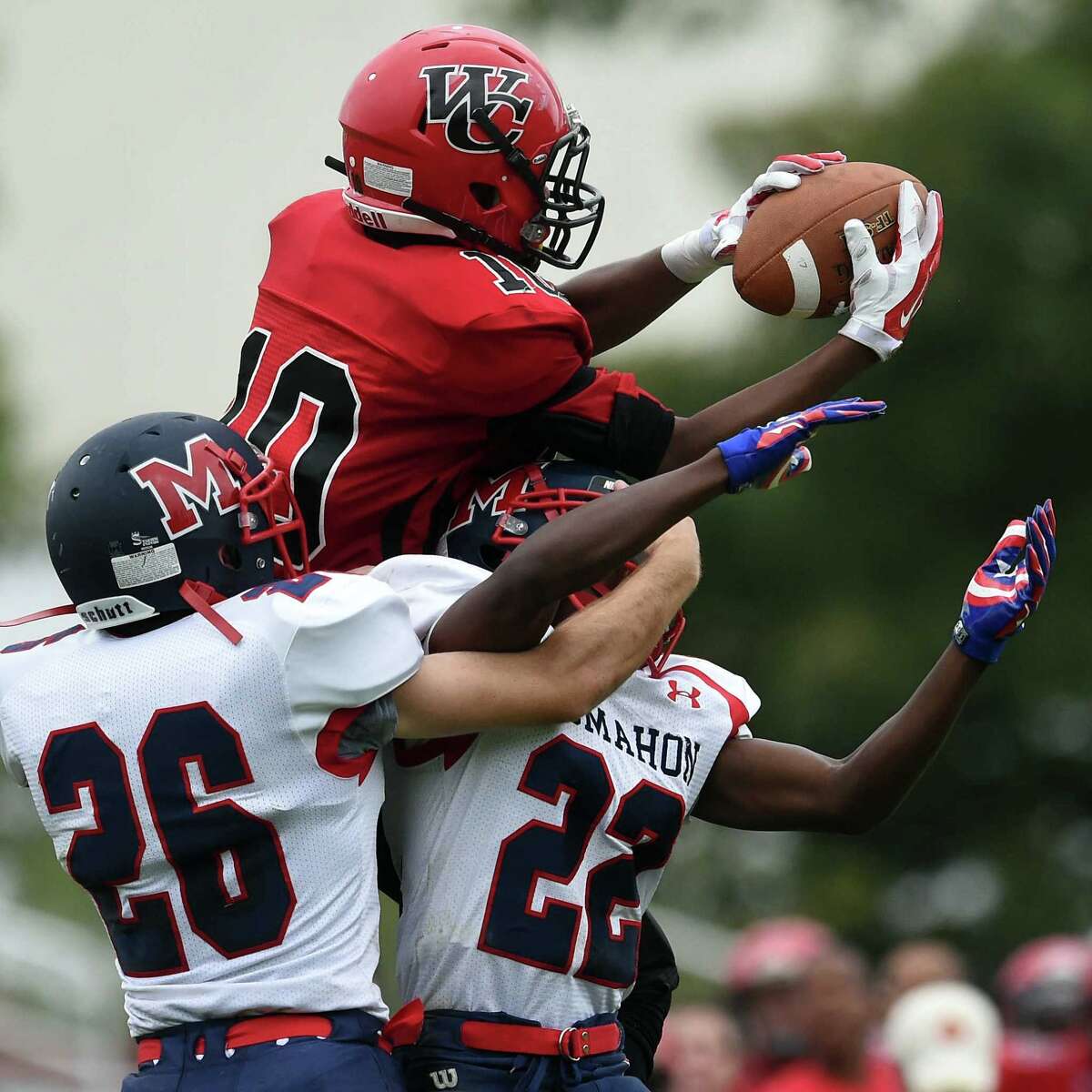 PHOTOS of Wilbur Cross H.S. Football vs. Brien McMahon H.S.
