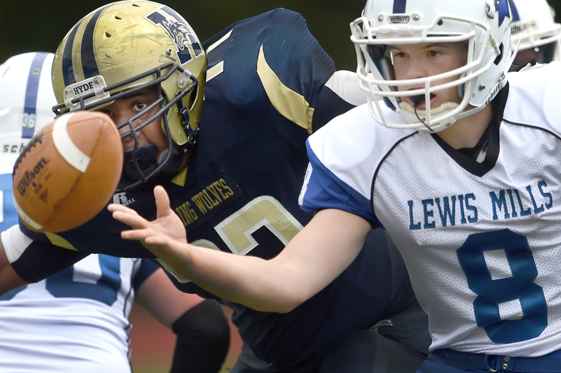 PHOTOS of Hyde Leadership Academy Football vs. Lewis Mills H.S.