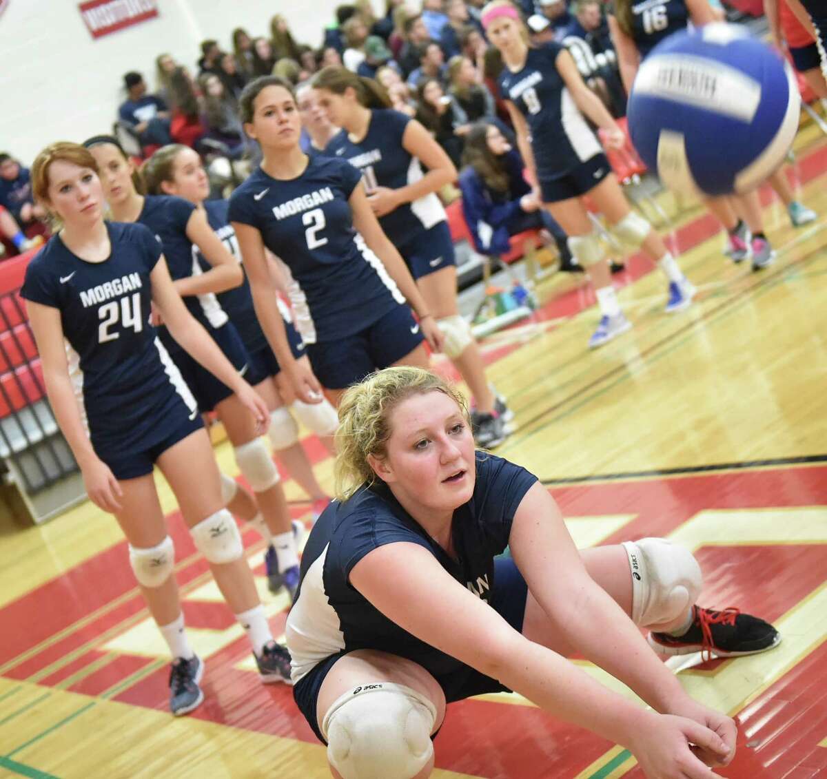 PHOTOS: H-K defeats Morgan, 3-1, in SLC Volleyball Championship