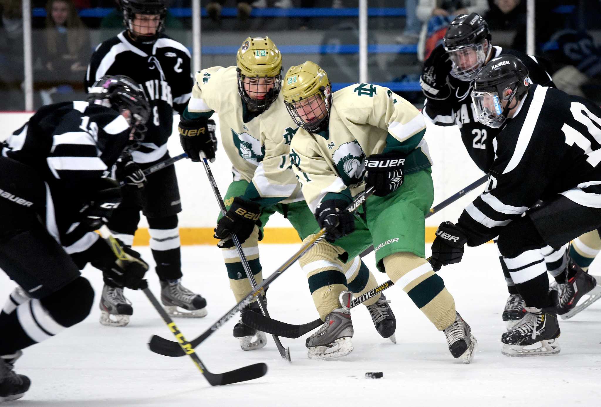 Photos of Notre Dame West Haven vs. Xavier in Christmas Hockey Tournament