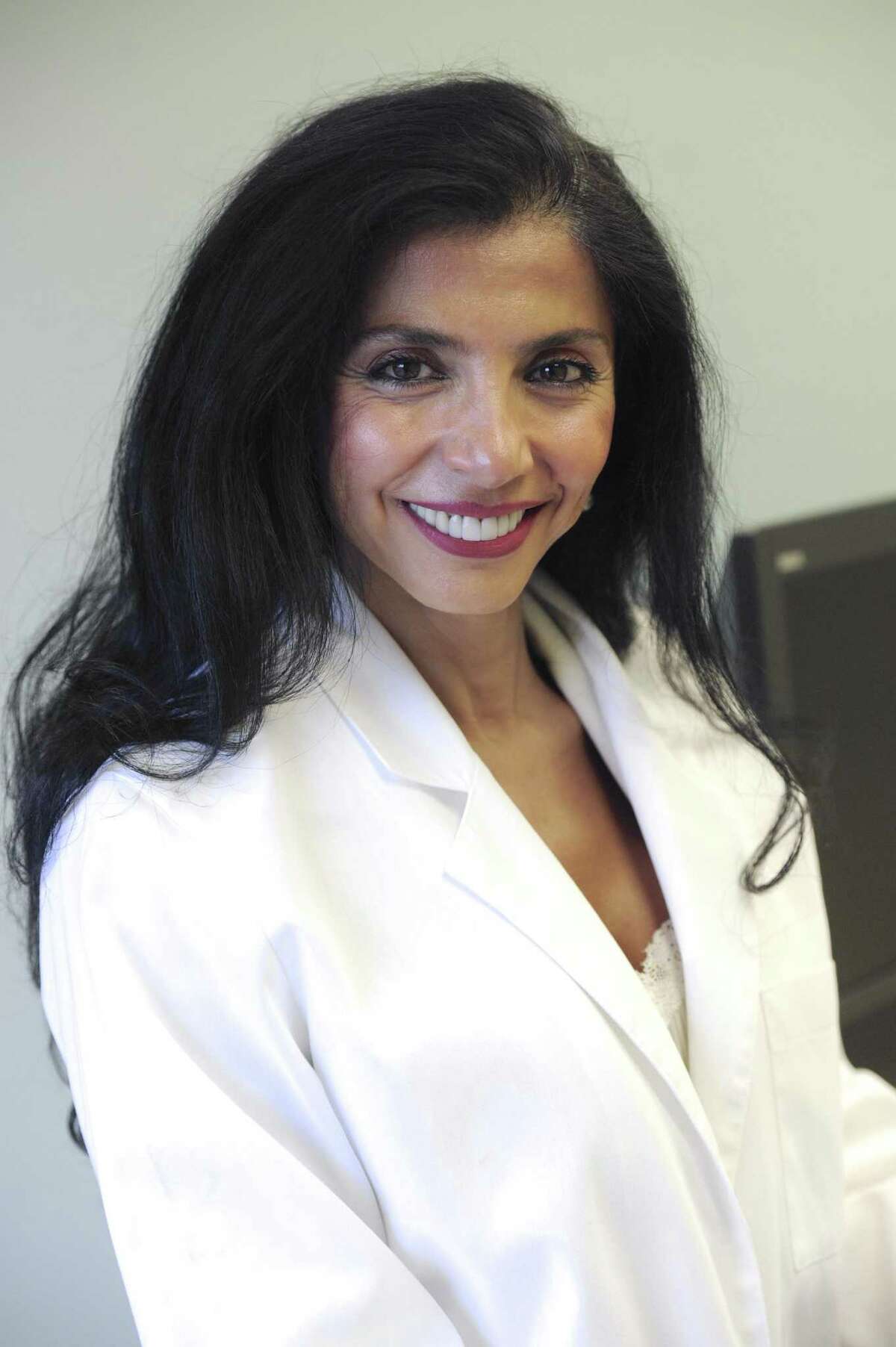 Dentist Leila Chahine, of Dental Wellness and Health in Danbury, recently received accreditation from AADSM (American Academy of Dental Sleep Medicine) for sleep related breathing disorders. Tuesday, August 15, 2017, in Danbury, Conn.