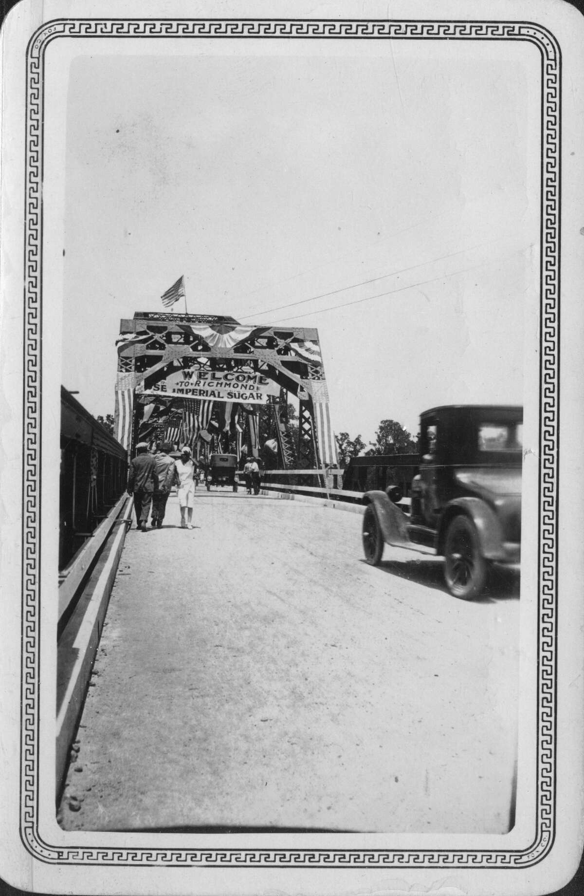 Opening of the Brazos River bridge in 1925
