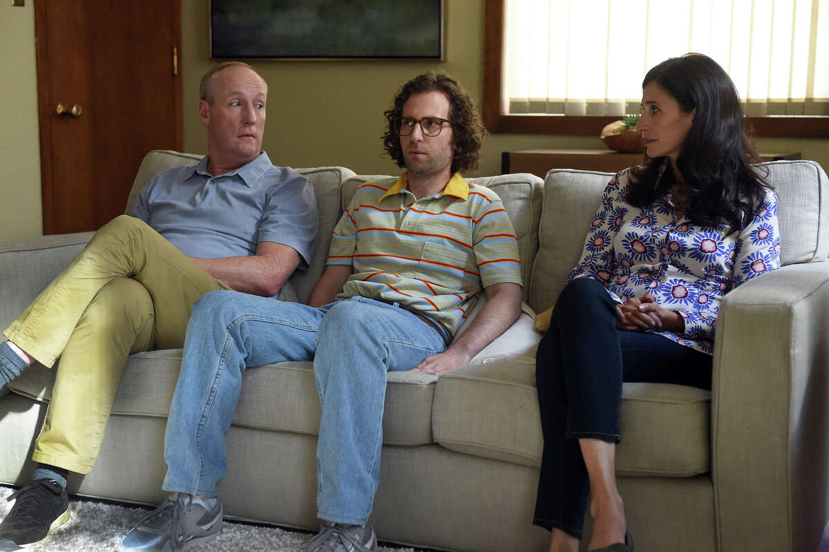 From left, Matt Walsh, Kyle Mooney and Michaela Watkins in "Brigsby Bear." Watkins is set to star with Owen Wilson in "Paint," which will be shot in Saratoga Springs. (Sony Pictures Classics)