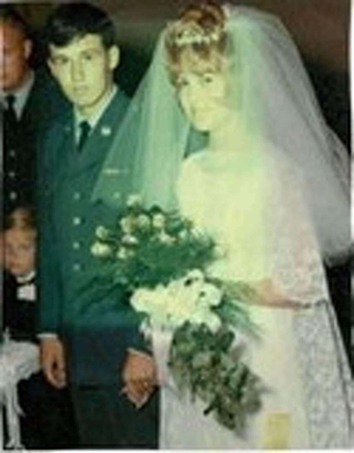 Jim and Shelia Darr on their wedding day.