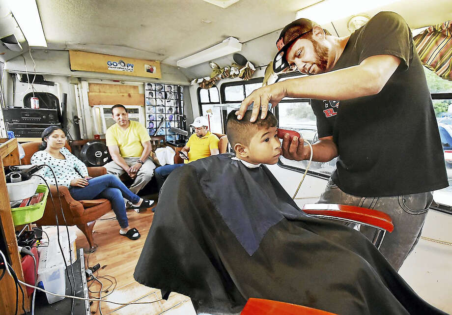 Son S Idea Inspires New Haven Dad S Mobile Barber Shop New