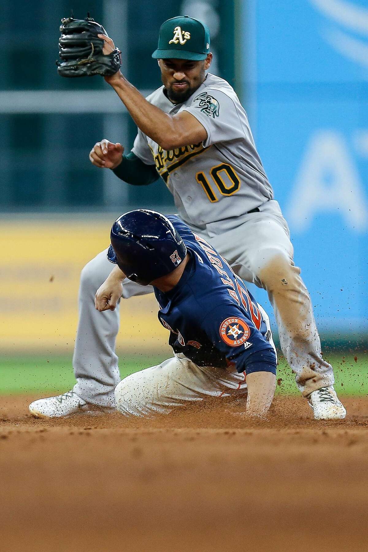 June 08, 2019: Oakland Athletics shortstop Marcus Semien #10 at