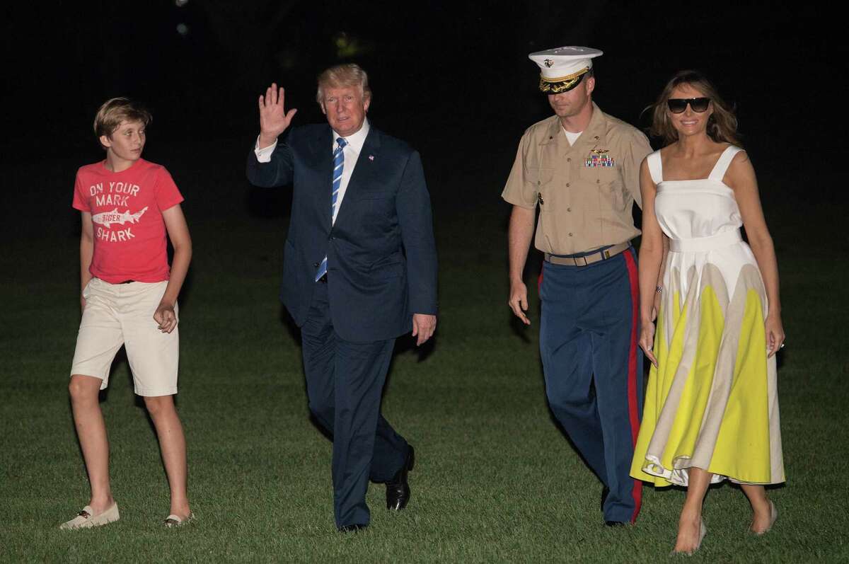 Chelsea Clinton defends Barron Trump after conservative website bashes his  clothes