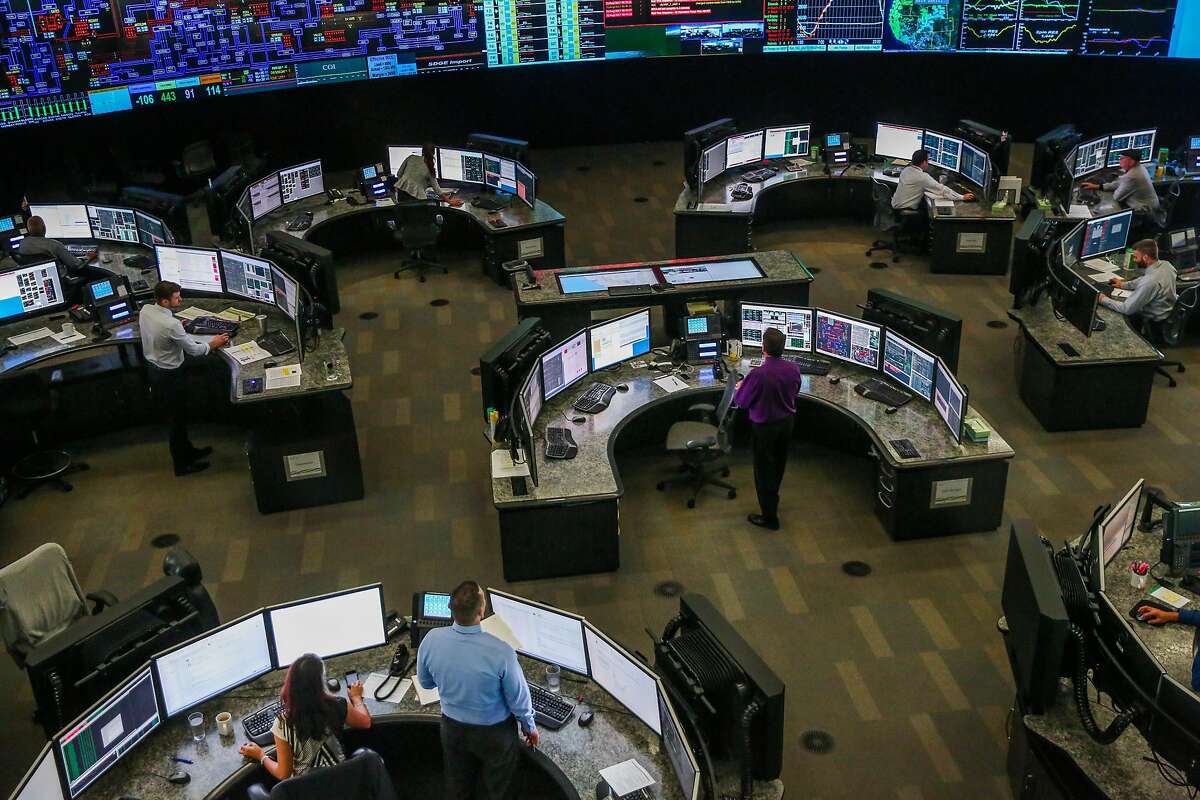 The control room at the California Independent System Operator in Folsom, Calif., on Monday, Aug. 21, 2017.