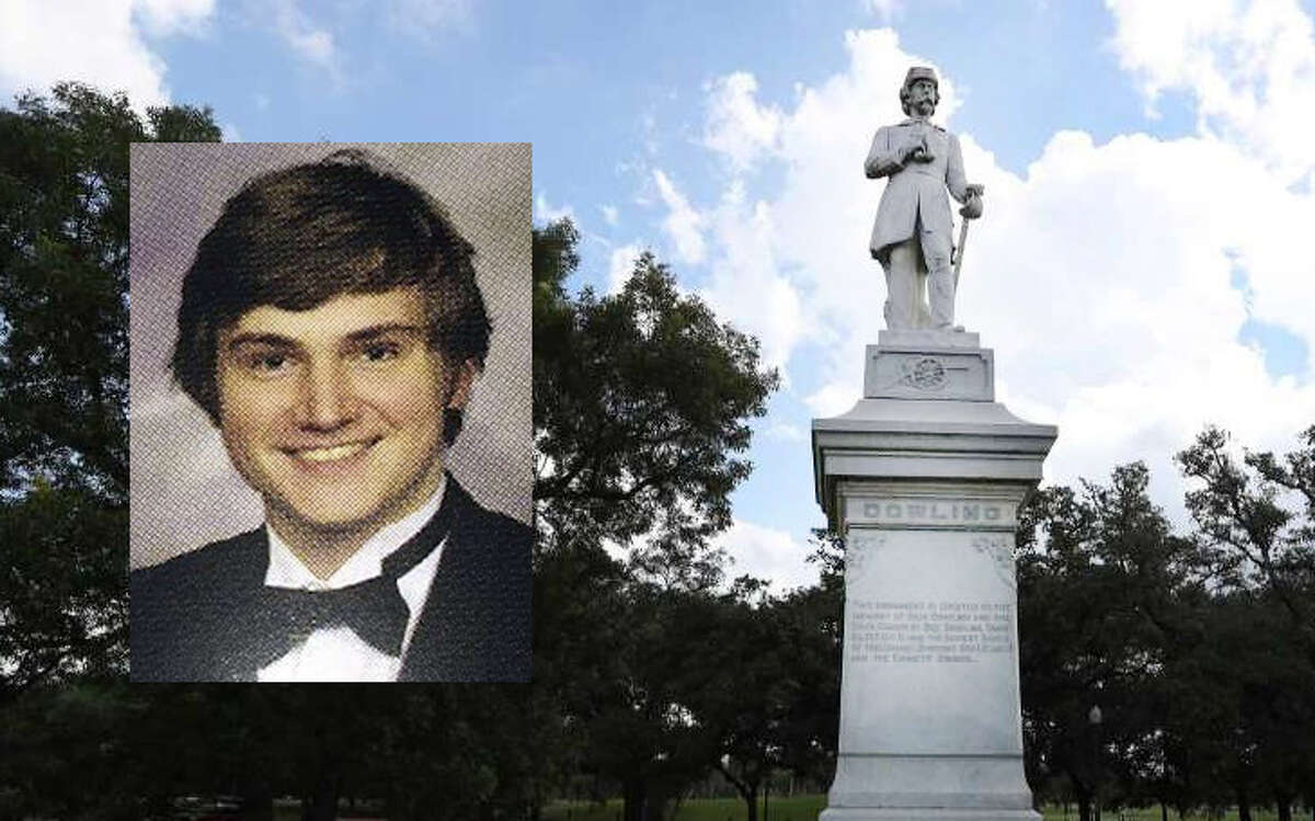 Andrew Schneck is accused of attempting to blow up a Confederate monument in Hermann Park on Saturday, August 19, 2017.