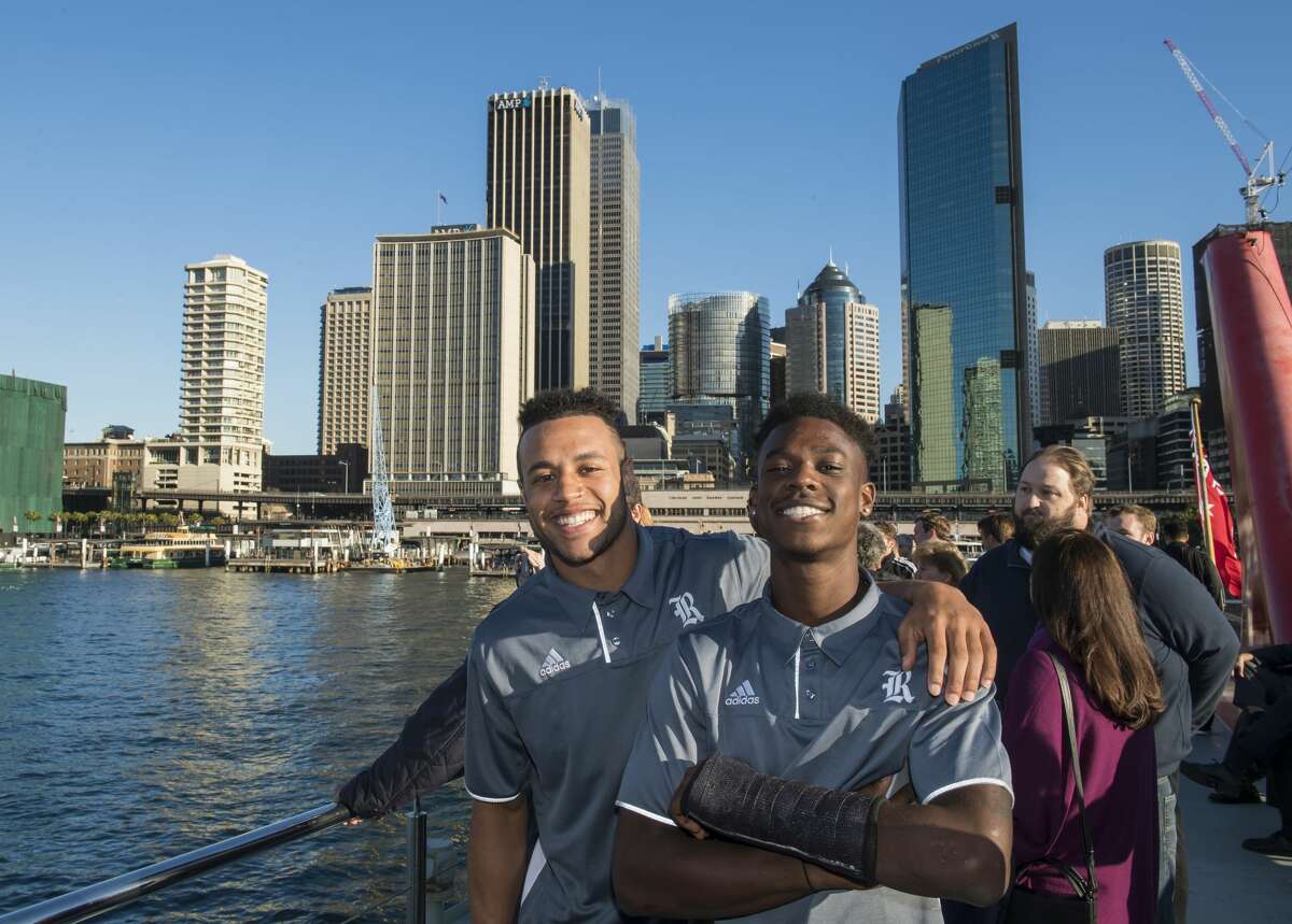The Rice football team was treated to a dinner cruise in the Sydney Harbour. The Owls are in Sydney, Australia where they will play Stanford on Saturday, Aug. 26, 2017.