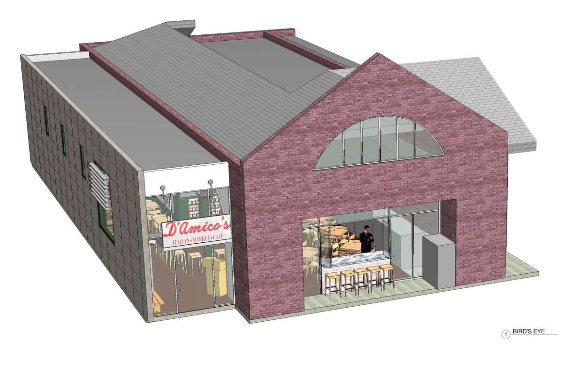 A rendering of an expanded D'Amico's.