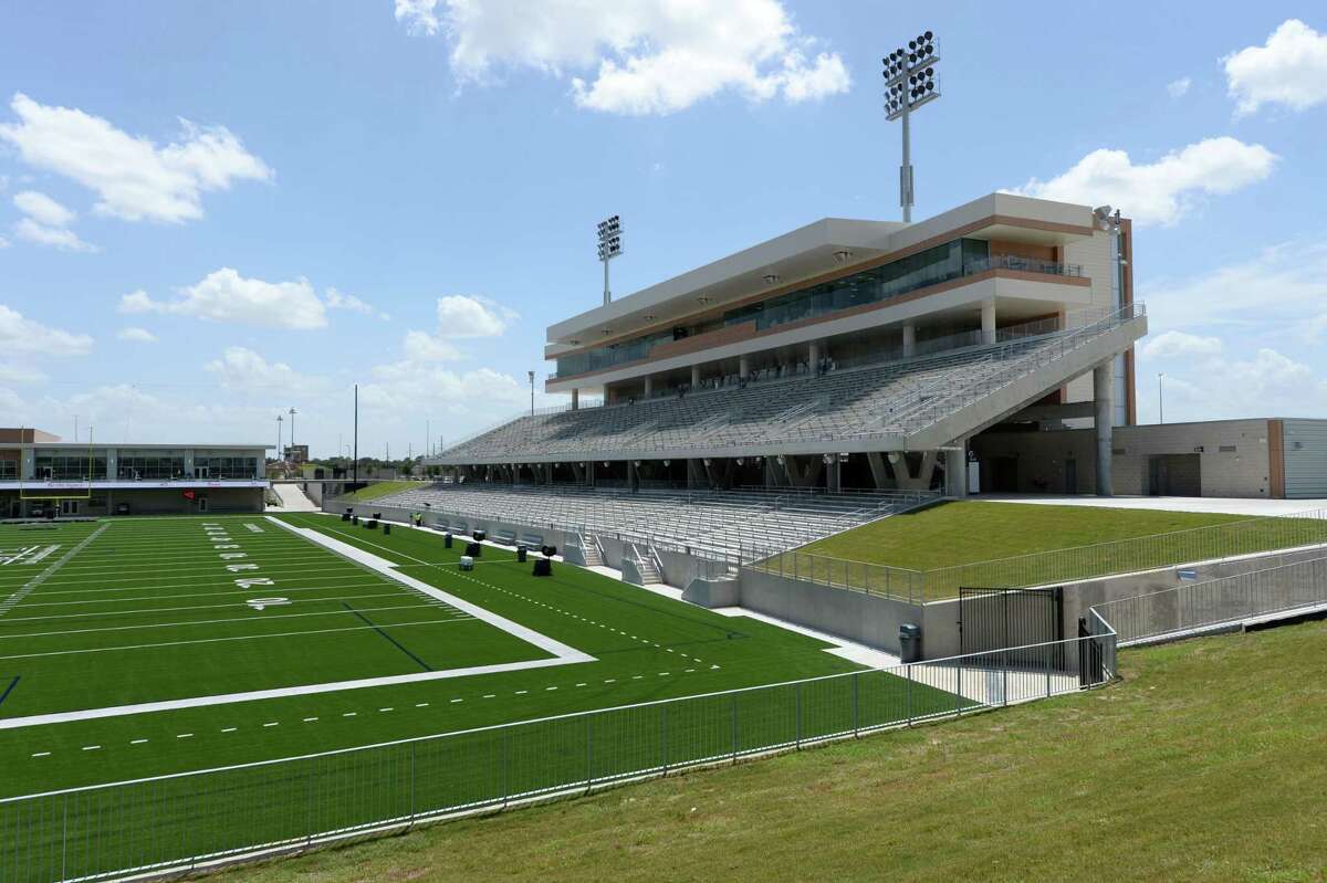 PHOTOS: The most expensive high school football stadiums in the state Katy ISD's Legacy Stadium, which opens Aug. 31, cost more than $70 million to build. It currently ranks as the most expensive high school football stadium in Texas. Browse through the photos above for a look at the most expensive high school football stadiums in Texas.