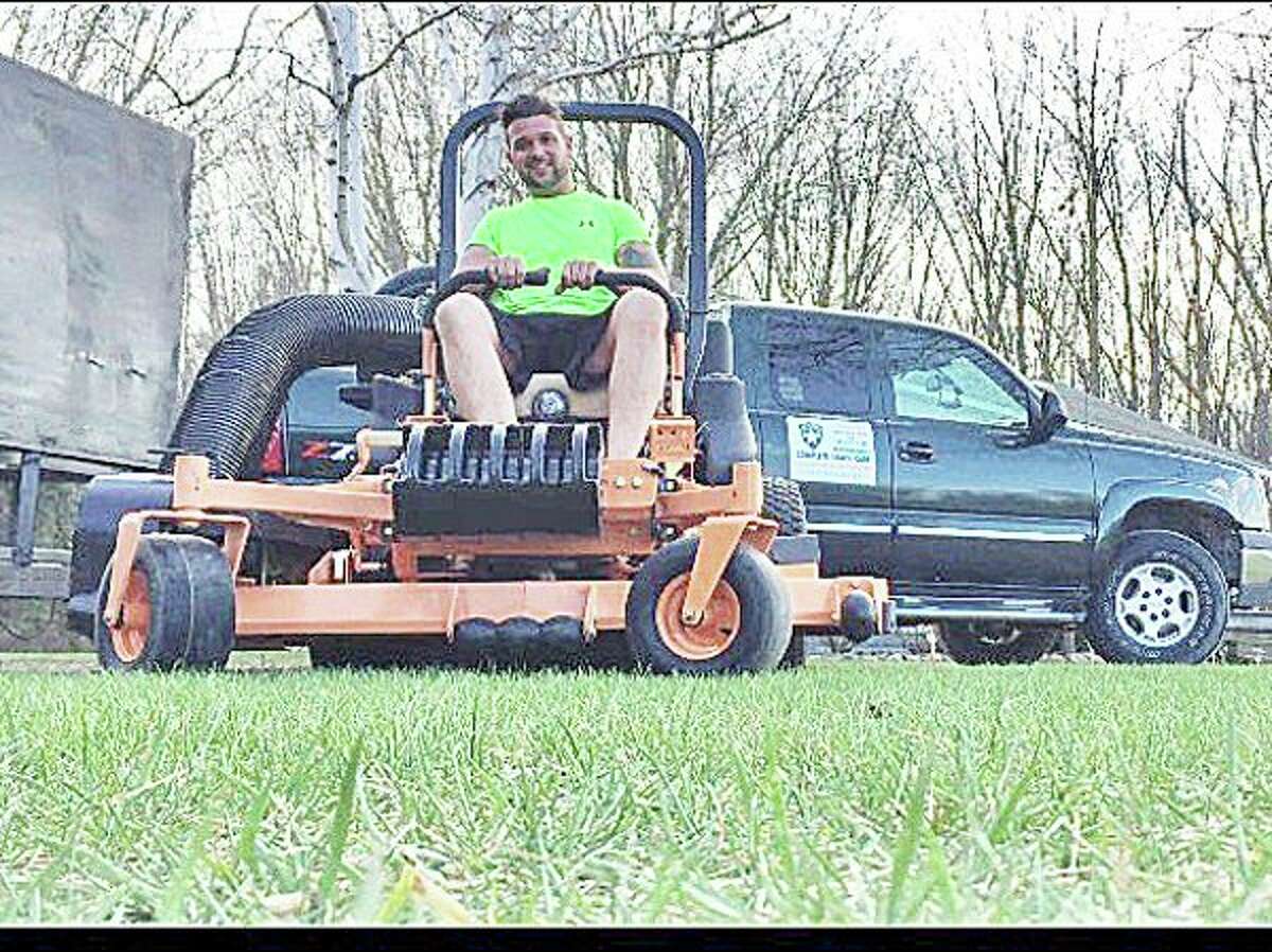 Michael Mentor, of Lawns in Order, is available to mow lawns for people struggling with cancer. (Submitted Photo)
