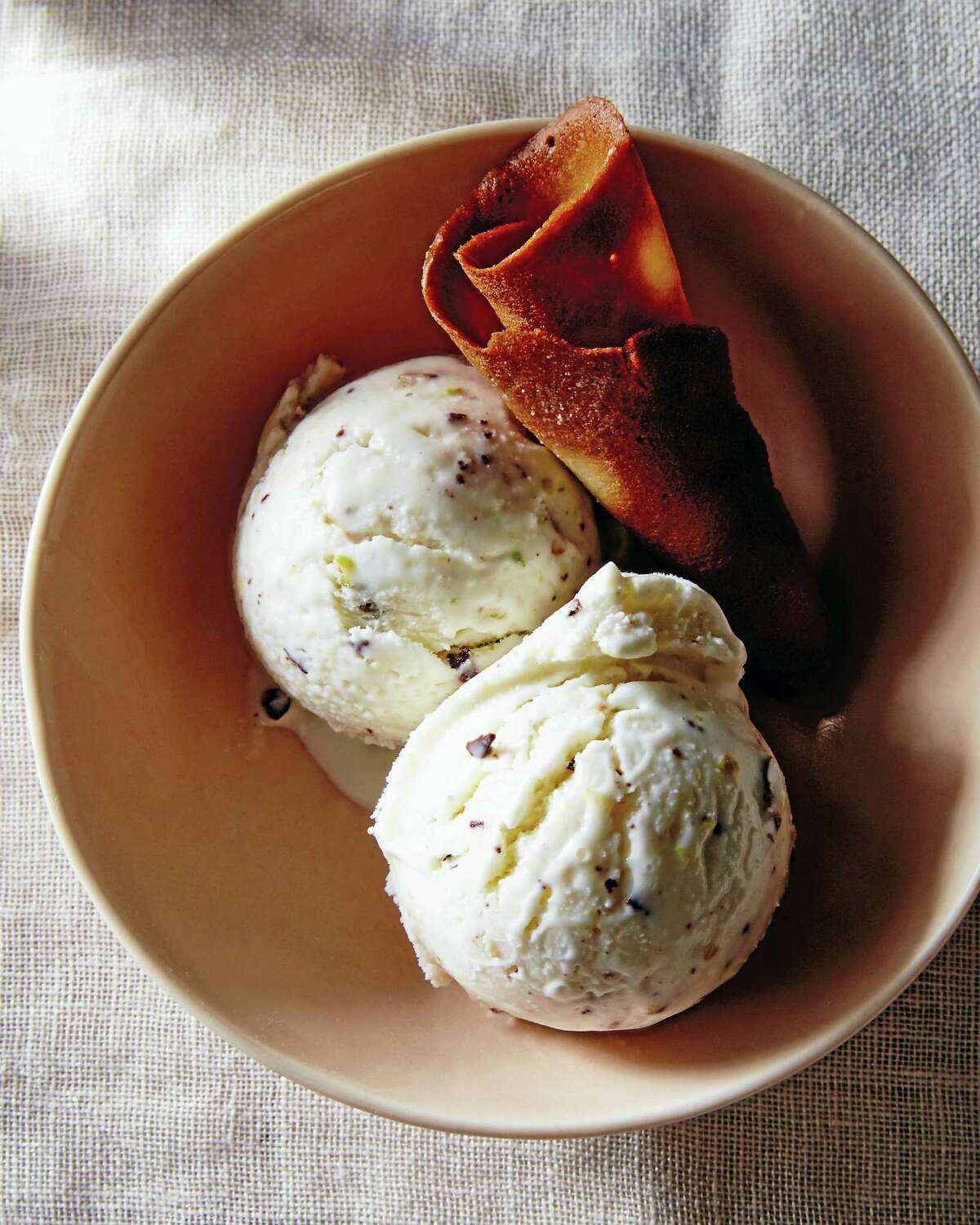 Stephen Fries Recipes for burnt toast ice cream, fresh ricotta ice cream