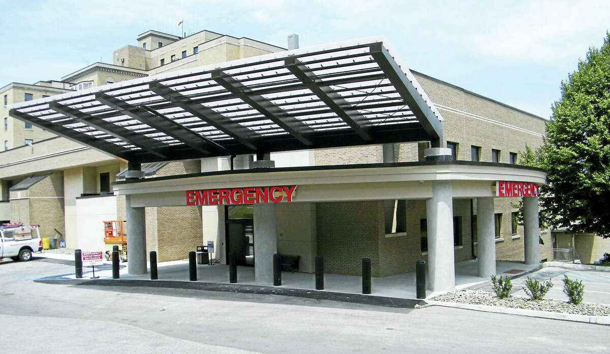 A newly renovated entrance to the hospital’s emergency room is now open.