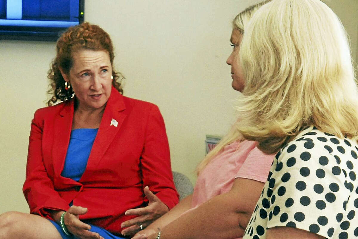 U.S. Rep. Elizabeth Esty visited the Planned Parenthood clinic in Torrington Monday to discuss the potential effect of Republican healthcare proposals currently under consideration in Congress.