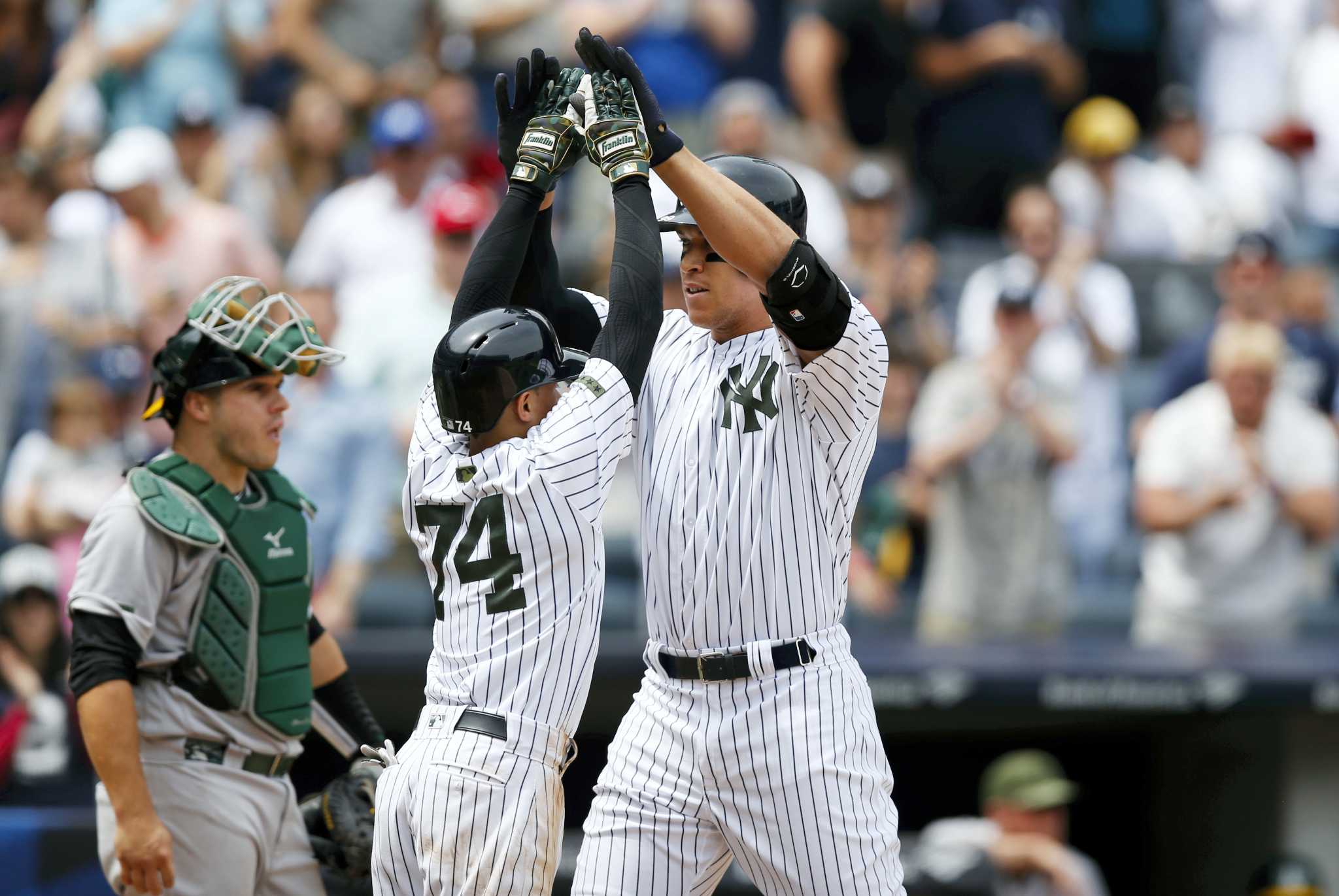 Aaron Judge Hits First Grand Slam, Yankees Beat A’s