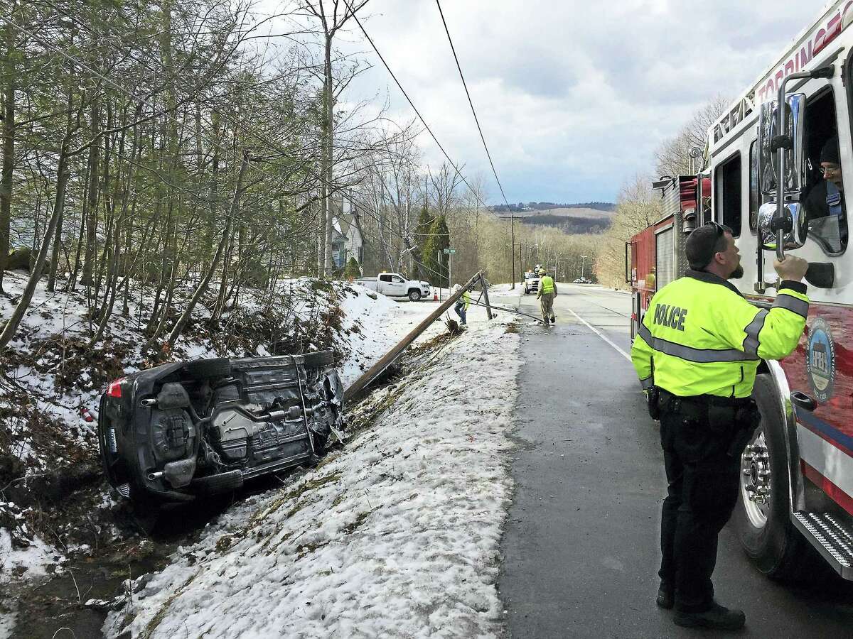 Woman hurt in crash on Kennedy Drive in Torrington