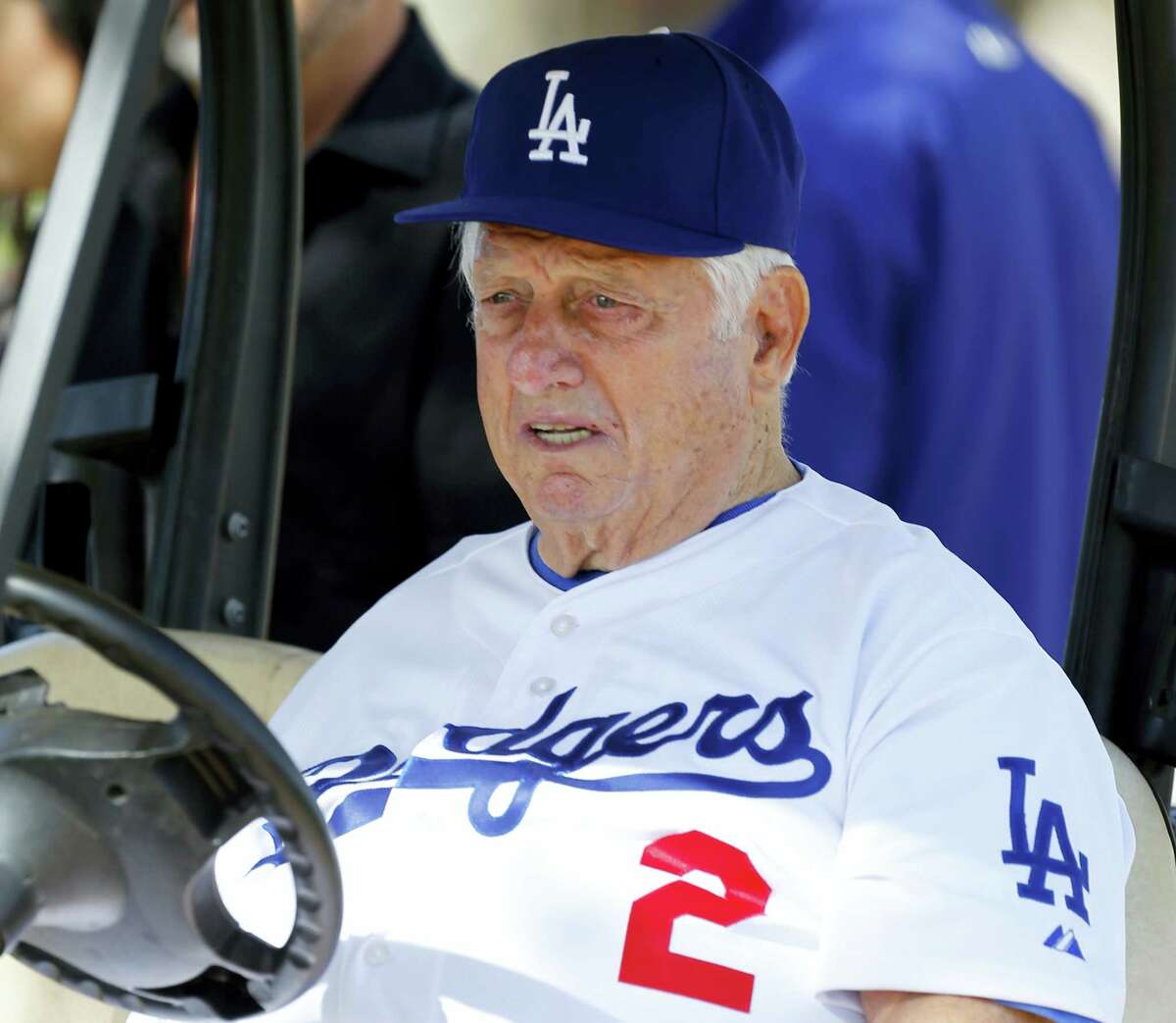 Former Los Angeles Dodgers manager Tommy Lasorda.