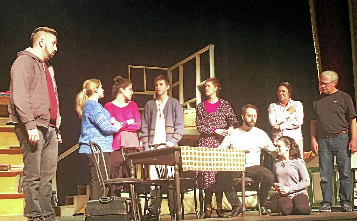 The cast of “The Diary of Anne Frank”, which opens this weekend at the Thomaston Opera House.