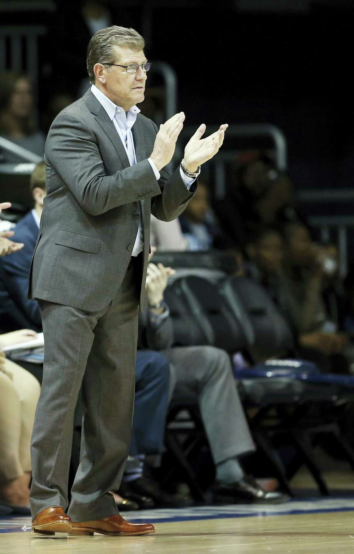 UConn head coach Geno Auriemma.