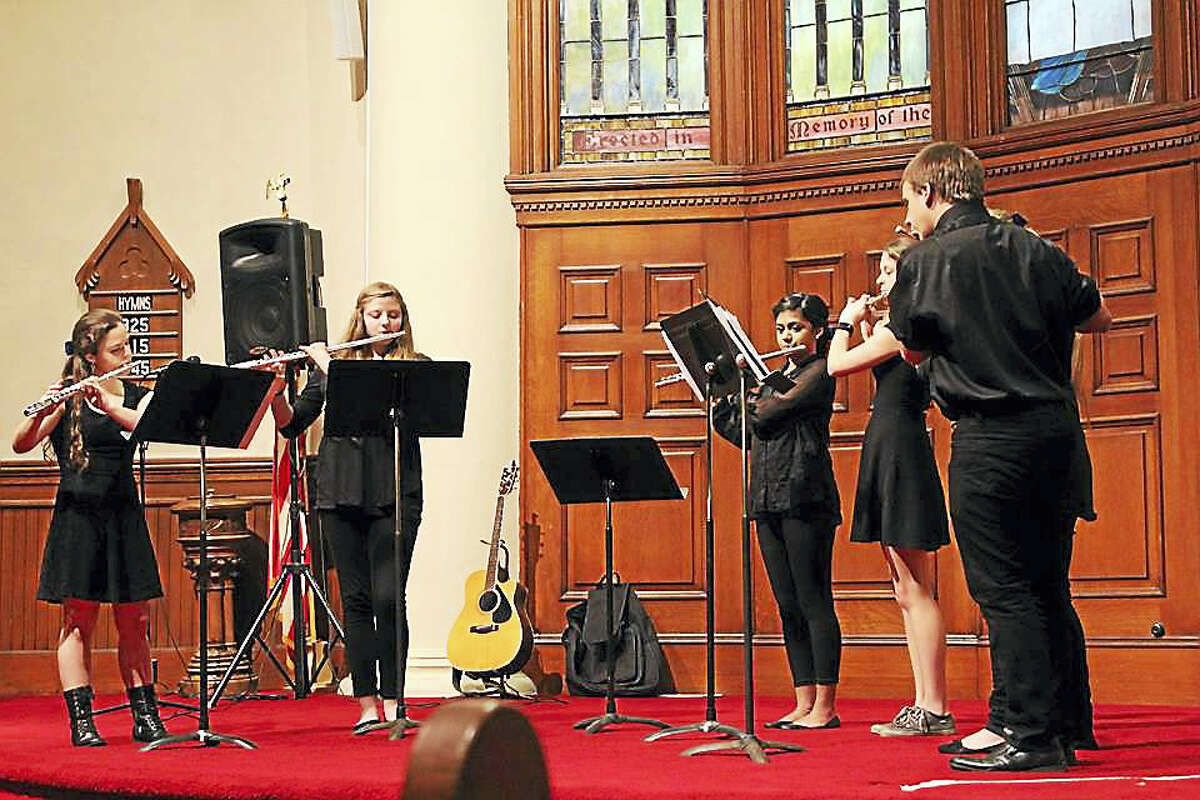Contributed photoThe Gilbert School's flute choir will join the lineup of performers at the Second Congregational Church of Winsted'd 19th annual Harmony for Hunger concert on Saturday, April 29.