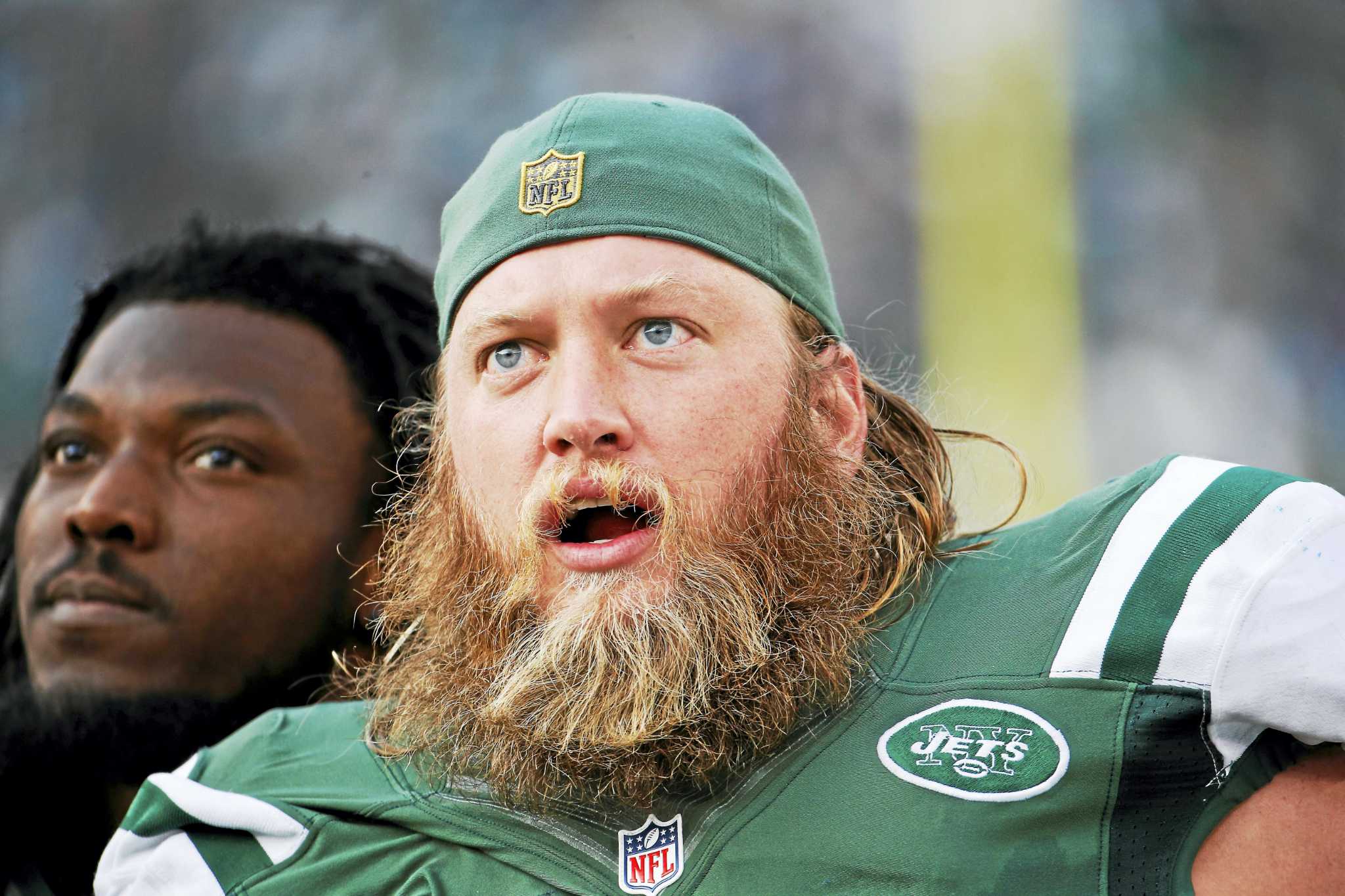 August 21, 2010; New York Jets center Nick Mangold (74) during warmups at  Bank of America Stadium in Charlotte,NC..Jim Dedmon/CSM , Jets 9 - Panthers  3 Preseason(Credit Image: © Jim Dedmon/Cal Sport