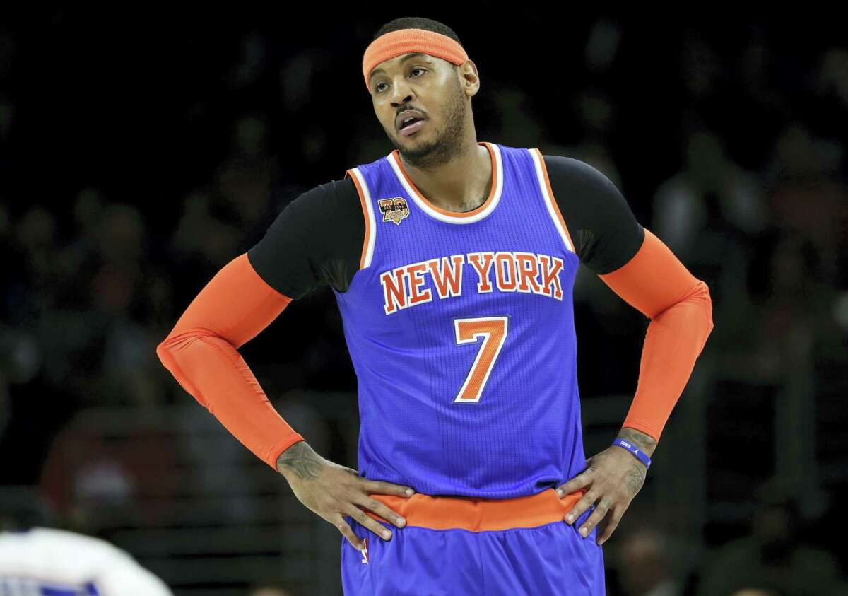 Like a number of other big-game stars, Carmelo Anthony was among those not traded on Thursday.