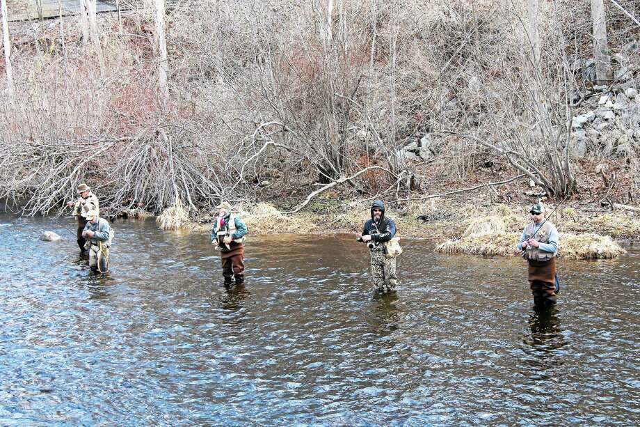 Connecticut DEEP stocks streams with trout; Riverton Fishing Derby set