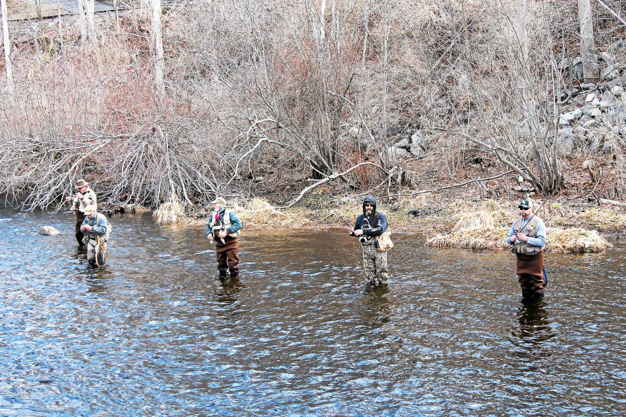 Connecticut DEEP stocks streams with trout; Riverton Fishing Derby set