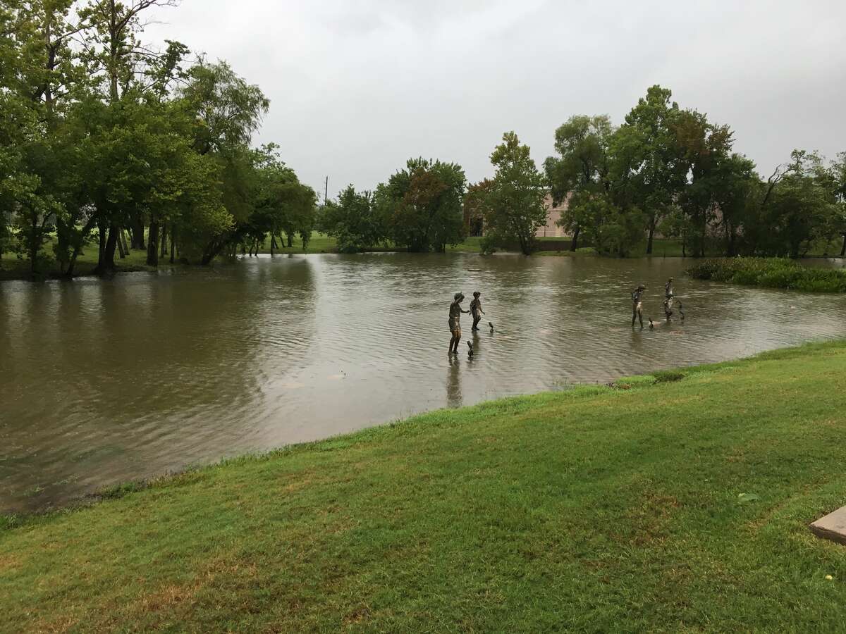 Houston area records record rainfall after Hurricane Harvey hits