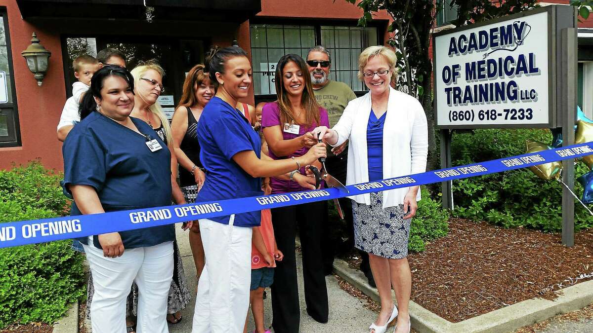 The Academy of Medical Training LLC held a ribbon cutting ceremony Thursday in honor of its newest location in Torrington.