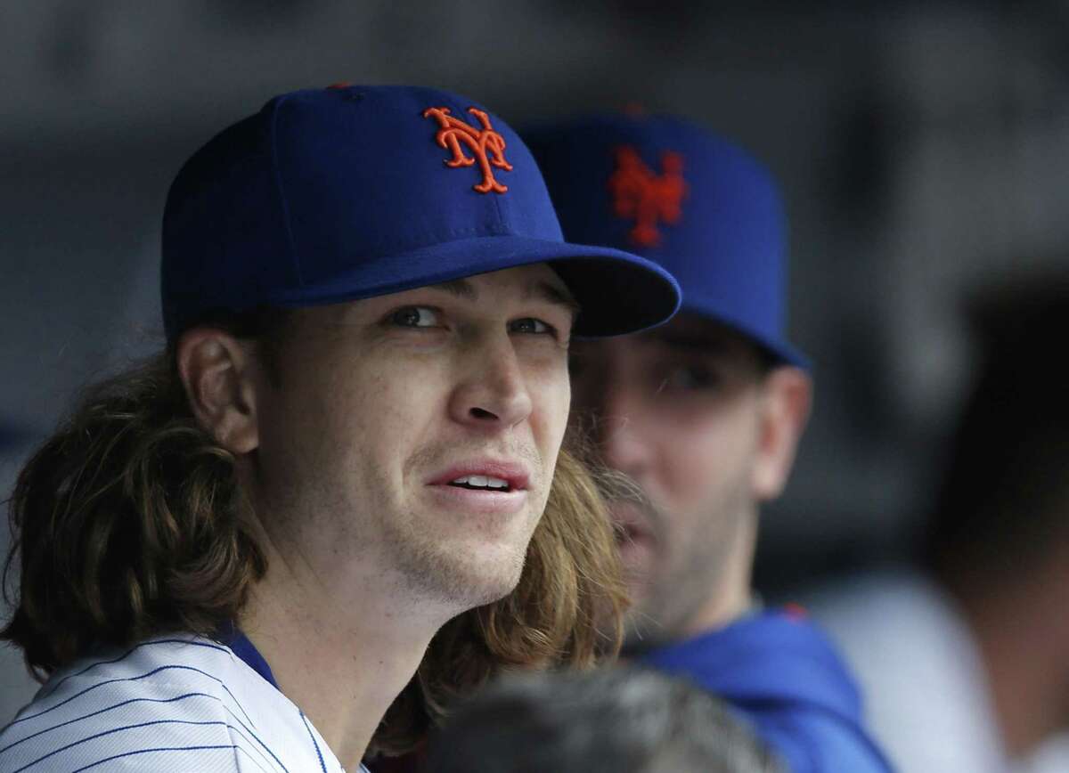 Starter Jacob deGrom pitched eight innings of one-hit ball with 11 strikeouts in the Mets’ 5-0 win over the St. Louis Cardinals on Thursday in New York.