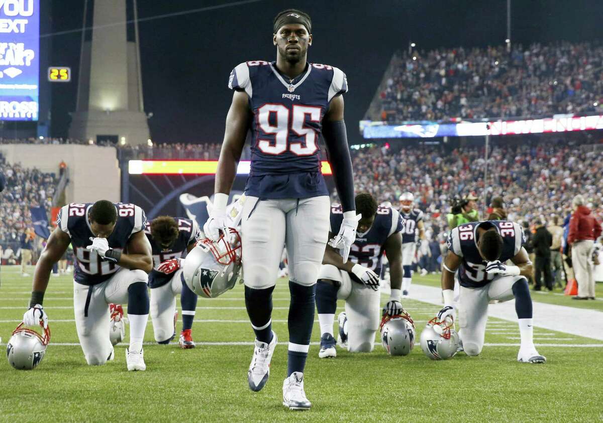 Status for Patriots defensive lineman Chandler Jones against